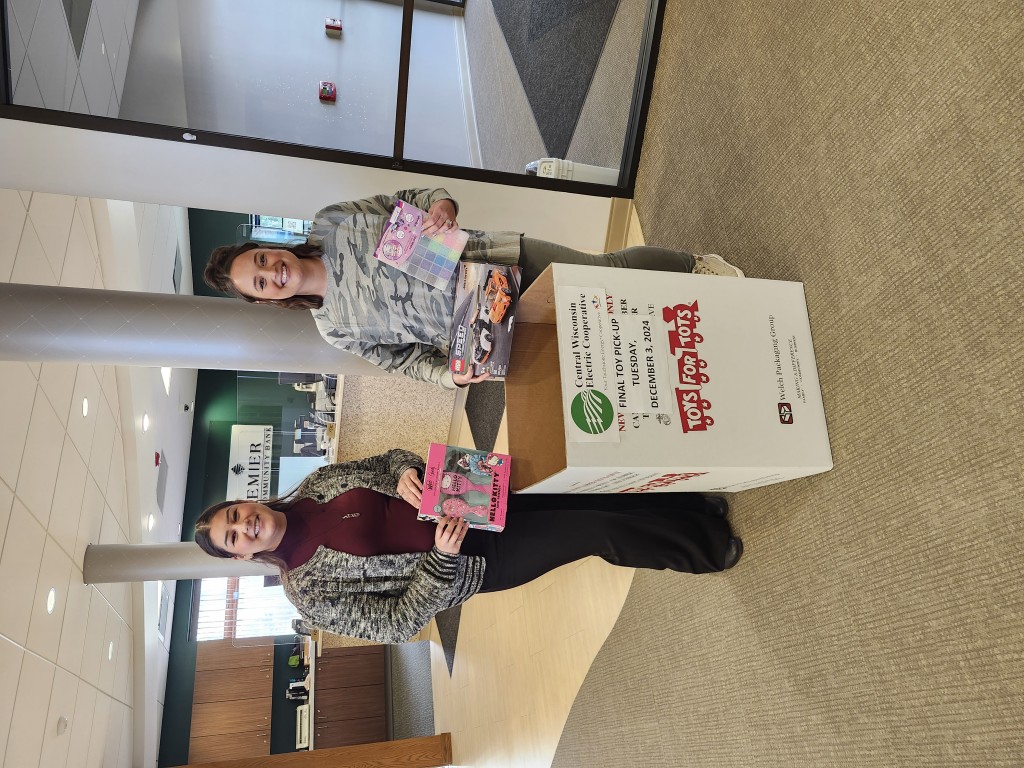 Manawa Branch Toy for Tots Donation