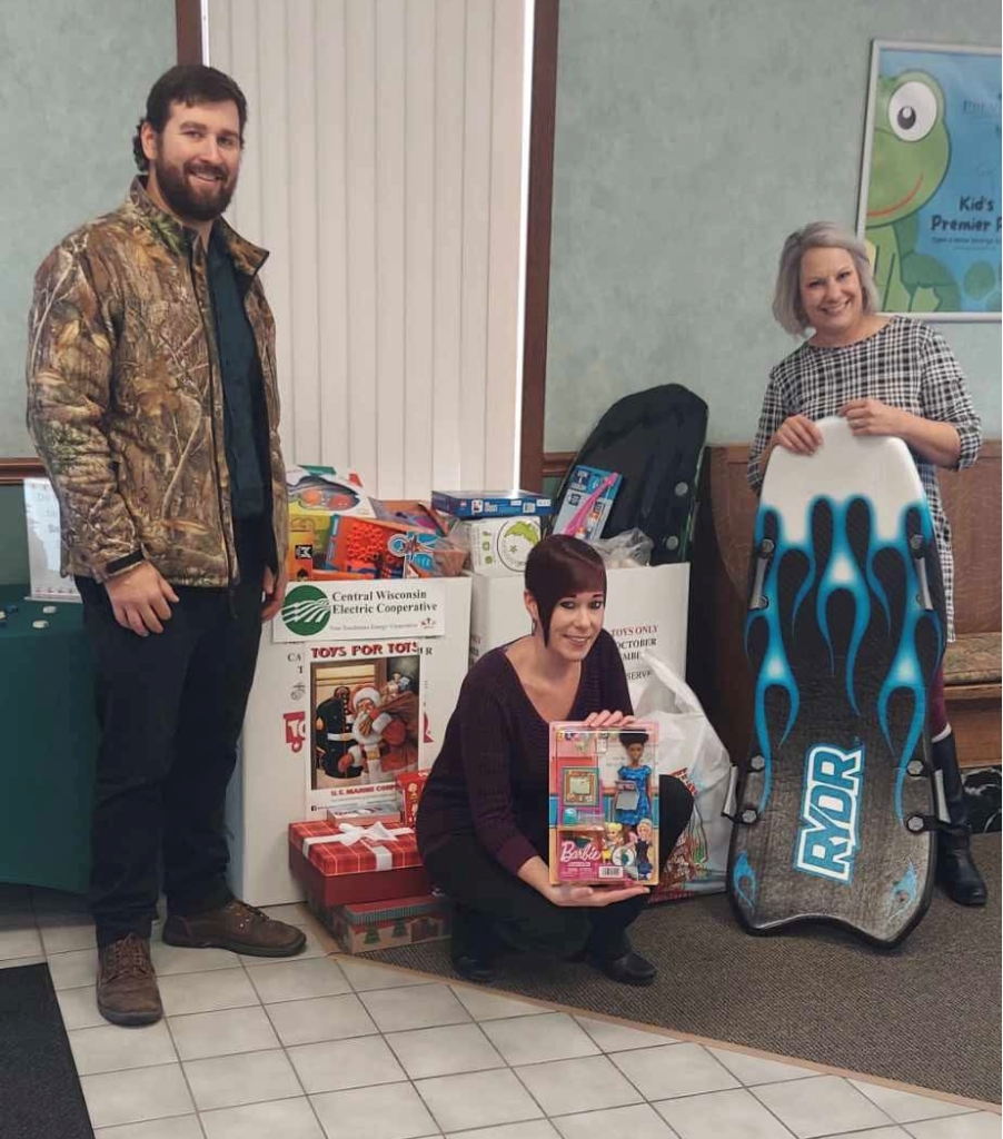 Iola Branch Toy for Tots Donation