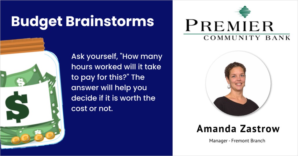 Budget Brainstorm Tips