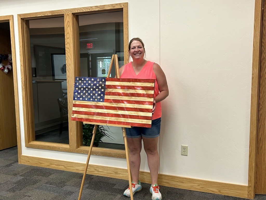 Kotti Hintz, Marion 250th Wooden Flag Winner