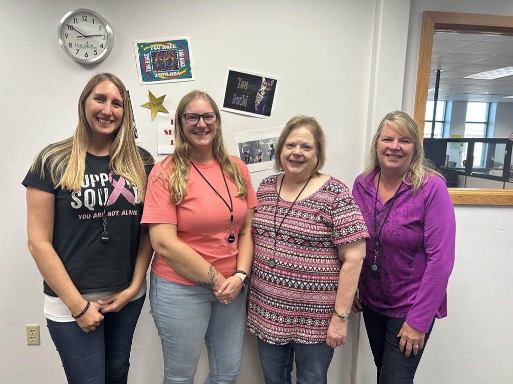 Wearing pink for Breast Cancer Awareness