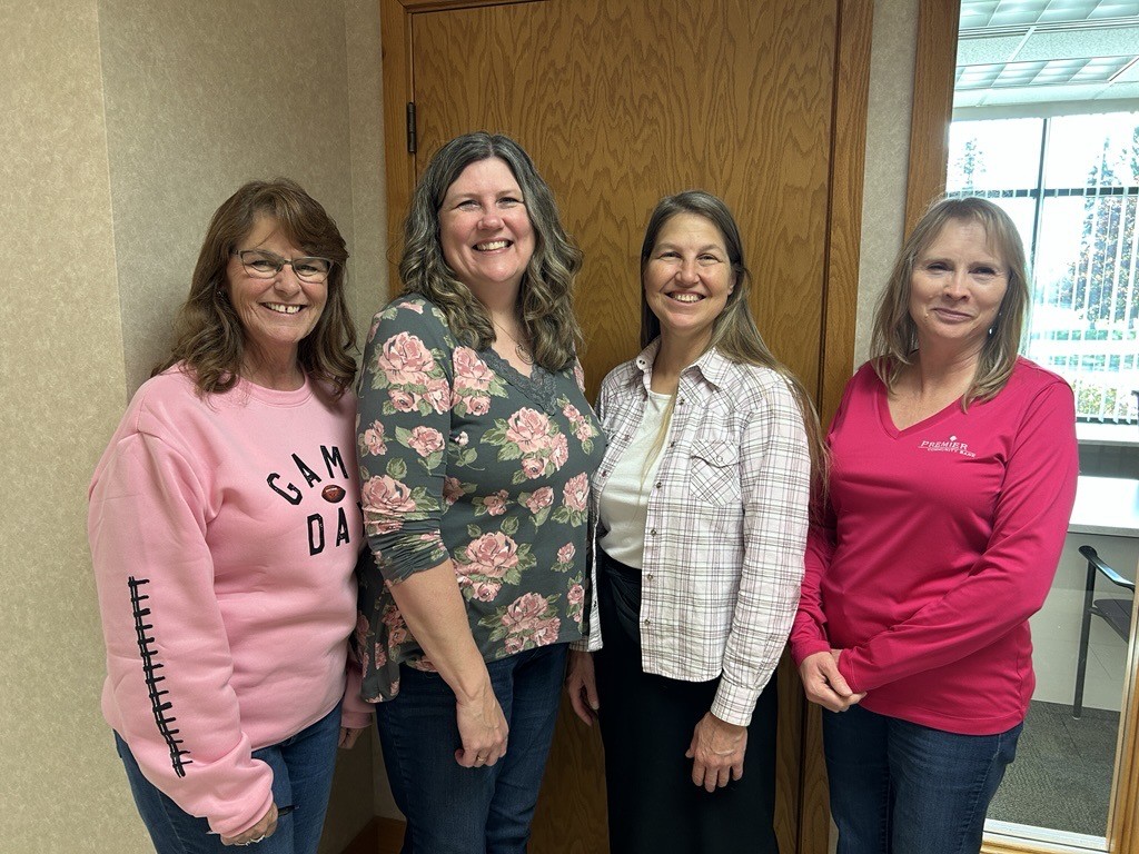 Wearing pink for Breast Cancer Awareness