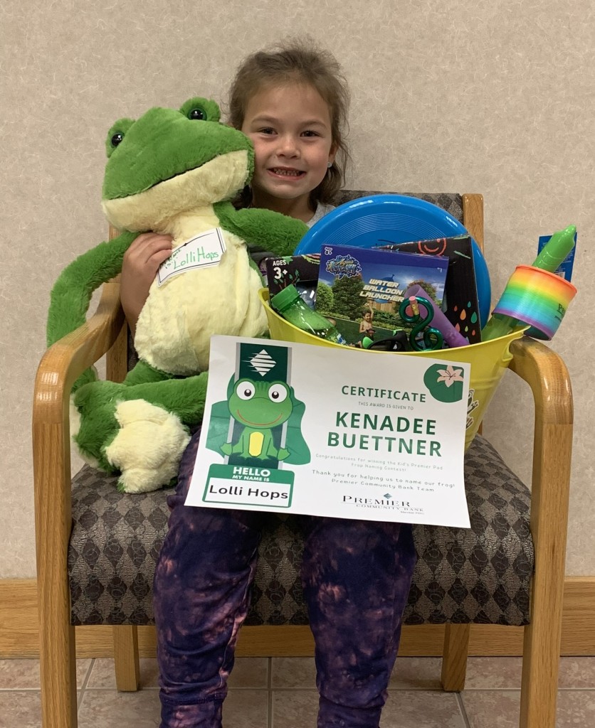 Frog Name Contest Winner