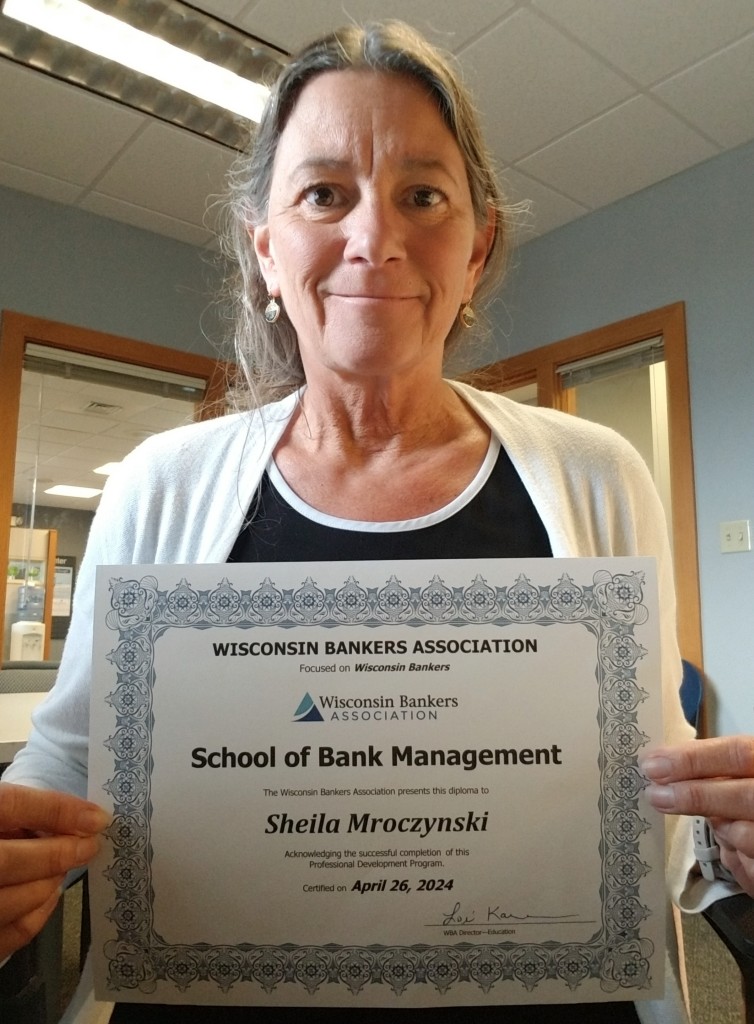 Sheila Completed ABA School of Bank Management