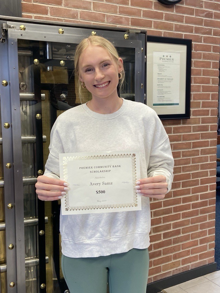 Congratulations Avery on winning our scholarship!