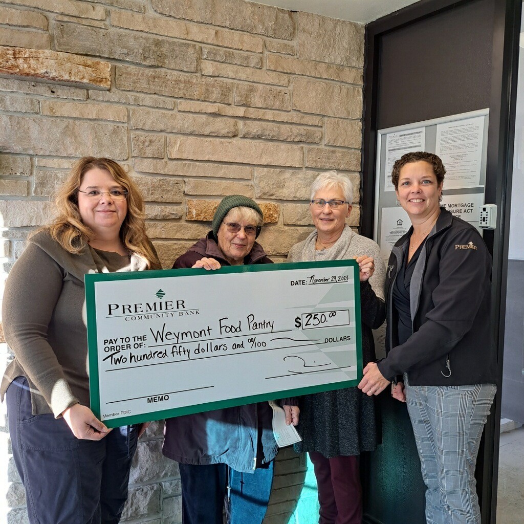Weymont Food Pantry Donation