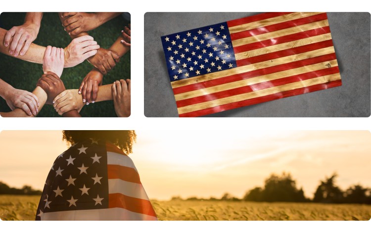Wooden Flag Giveaway