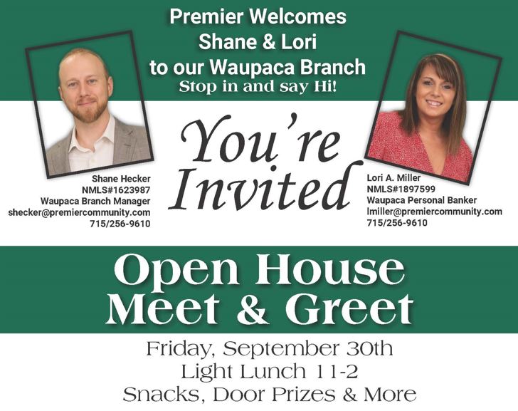 Waupaca Open House Premier Community Bank